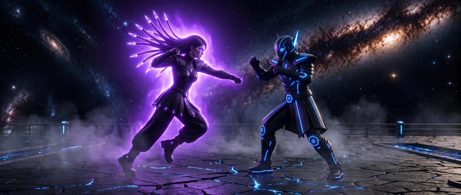 The fight
